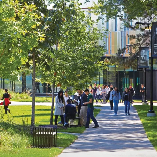 Students Walking