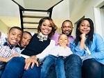 Alumna Chioma Ufodike with her family